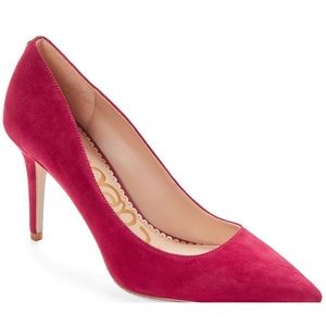 Sam Edelman Margie Suede pointed toe Pump 10
